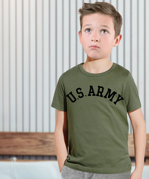 THE CASUAL（カジュアル）の「フロント プリント Tシャツ キッズ（Tシャツ/カットソー・キッズ・C/K/R/I/L/T/G/B/H/E/M/F/D/O/N/A/Q/P/S/J・100/120/130/110/140/150/160）」の11枚目の写真