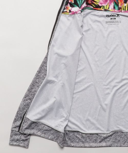 Hurley （ハーレー）の「RASH ZIP OPEN HOOD O&O/ハーレー 水着