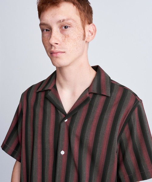 Saturdays NYC（サタデーズ ニューヨークシティ ）の「Canty Frequency Shirt（シャツ/ブラウス・メンズ・ピンク/グリーン・X-LARGE/X-SMALL/M/L/S）」の8枚目の写真