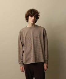 Steven Alan | ＜Steven Alan＞LIGHT HI-DENS BORDER CREW NECK LONG SLEEVE-BOLD/カットソー(Tシャツ/カットソー)