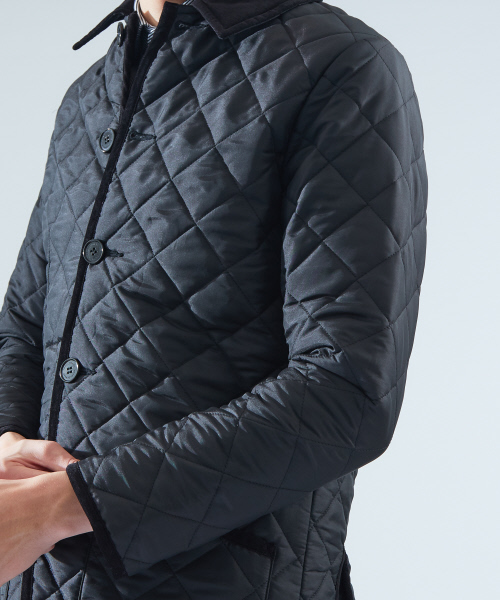 Traditional Weatherwear（トラディショナルウェザーウェア）の「【TWW】WAVERLY キルティングジャケット（ブルゾン・メンズ・ブラック/ネイビー・40/38/36）」の18枚目の写真