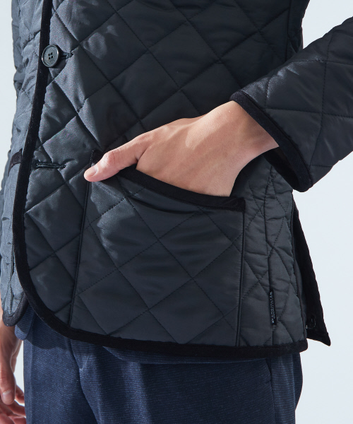 Traditional Weatherwear（トラディショナルウェザーウェア）の「【TWW】WAVERLY キルティングジャケット（ブルゾン・メンズ・ブラック/ネイビー・40/38/36）」の17枚目の写真