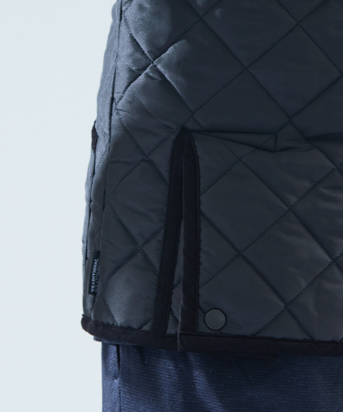 Traditional Weatherwear（トラディショナルウェザーウェア）の「【TWW】WAVERLY キルティングジャケット（ブルゾン・メンズ・ブラック/ネイビー・40/38/36）」の16枚目の写真