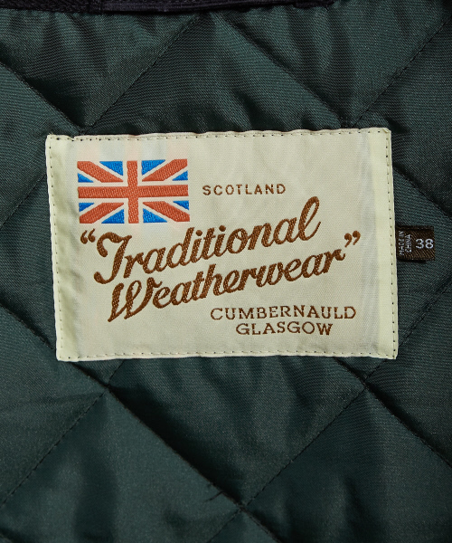 Traditional Weatherwear（トラディショナルウェザーウェア）の「【TWW】WAVERLY キルティングジャケット（ブルゾン・メンズ・ブラック/ネイビー・40/38/36）」の6枚目の写真