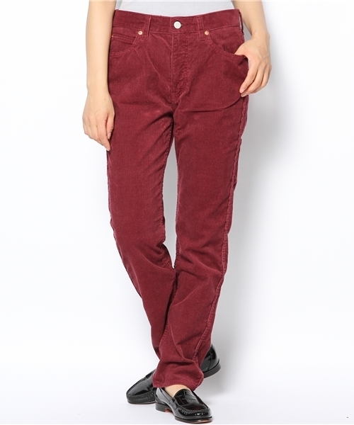 BEAMS BOY（ビームスボーイ）の「□BEAMS BOY / コーデュロイ 5P（その他パンツ・レディース・ベージュ/ワイン/ゴールド/グリーン/サックスブルー・0/1/2）」の4枚目の写真