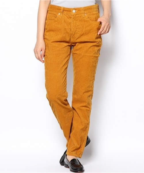 BEAMS BOY（ビームスボーイ）の「□BEAMS BOY / コーデュロイ 5P（その他パンツ・レディース・ベージュ/ワイン/ゴールド/グリーン/サックスブルー・0/1/2）」の5枚目の写真