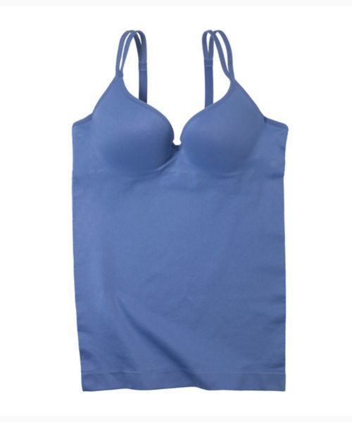 PEACH JOHN(ピーチジョン)の「【しっかり盛れるカップ付きキャミ!お気に入り登録者数1.4万人】ワークブラキャミソール(インナーウェア/肌着・レディース・ベージュ/オフホワイト/ブラック/ブルー/ヘザーグレー/モカ/ピンクベージュ・MEDIUM/SMALL/MG/SG)」の7枚目の写真