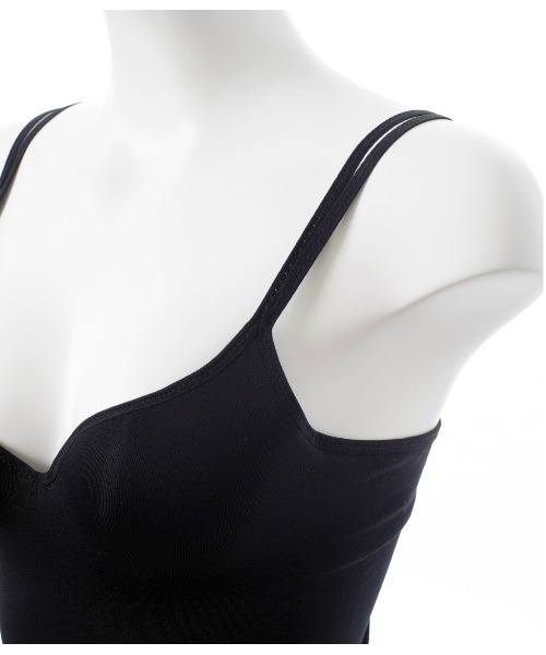 PEACH JOHN(ピーチジョン)の「【しっかり盛れるカップ付きキャミ!お気に入り登録者数1.4万人】ワークブラキャミソール(インナーウェア/肌着・レディース・ベージュ/オフホワイト/ブラック/ブルー/ヘザーグレー/モカ/ピンクベージュ・MEDIUM/SMALL/MG/SG)」の14枚目の写真