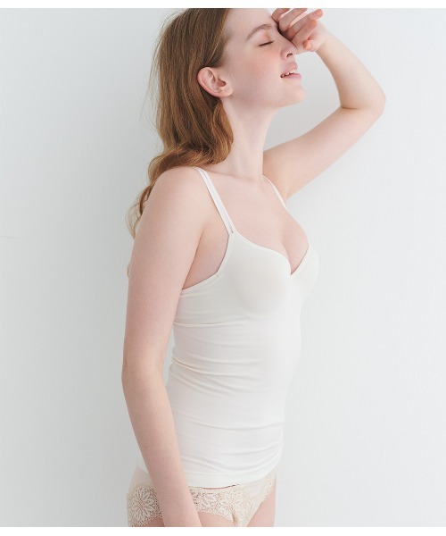 しっかり盛れるカップ付きキャミ！お気に入り登録者数1.4万人】ワーク