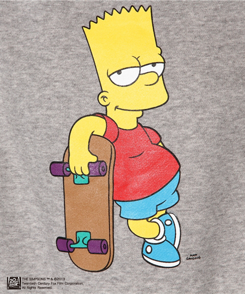 DANCE LB-03（ダンス エルビー・ゼロスリー）の「【The Simpsons / シンプソンズ】Simpsons S丈トレーナー（スウェット・レディース・ホワイト系/グレー系/ブラック系・FREE）」の8枚目の写真