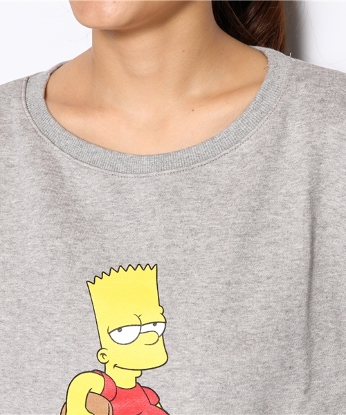 DANCE LB-03（ダンス エルビー・ゼロスリー）の「【The Simpsons / シンプソンズ】Simpsons S丈トレーナー（スウェット・レディース・ホワイト系/グレー系/ブラック系・FREE）」の7枚目の写真