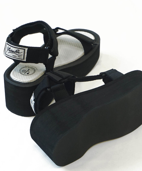 YOSUKE（ヨースケ）の「「YOSUKE/ヨースケ」超軽量厚底ビーチサンダル（サンダル・レディース・ブラック/グリーン/パープル/レッド系その他/マルチ/ワイン/グリーン系その他・LL/S/M/L）」の8枚目の写真