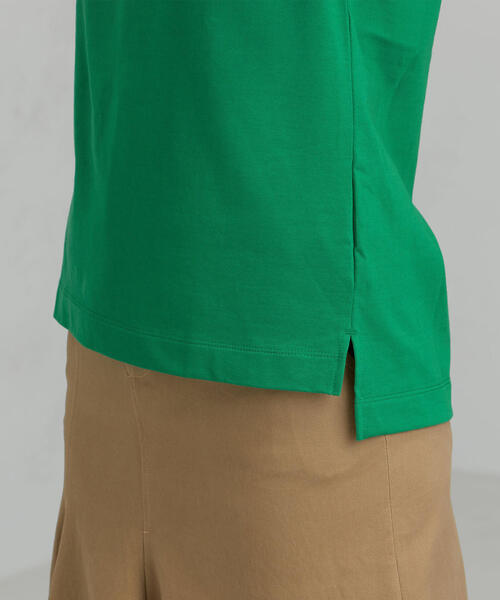 green label relaxing（グリーンレーベルリラクシング）の「FM テンジク カタタック ノースリーブカットソー（Tシャツ/カットソー・レディース・ブラック/ベージュ/その他1/オフホワイト/ケリー/ブラウン・FREE）」の13枚目の写真