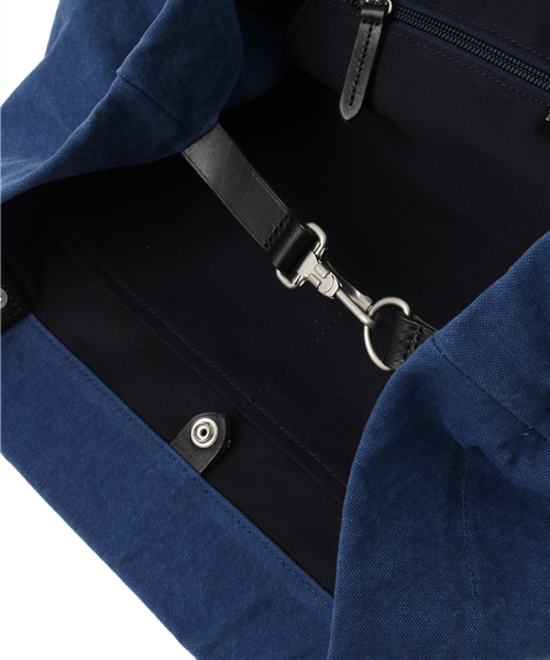 PORTER（ポーター）の「PORTER BRIDGE TOTE BAG LARGE <B印 YOSHIDA SELECT>（トートバッグ・メンズ・ベージュ/ブルー/ブラック・ONE SIZE）」の11枚目の写真