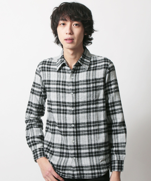 SHISKY（シスキー）の「チェック柄ネルシャツ（シャツ/ブラウス・メンズ・G/H/E/F/C/D/A/B・LL/M/L）」の5枚目の写真