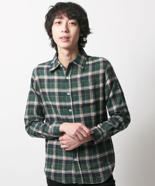 SHISKY（シスキー）の「チェック柄ネルシャツ（シャツ/ブラウス・メンズ・G/H/E/F/C/D/A/B・LL/M/L）」の7枚目の写真