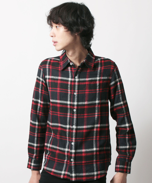 SHISKY（シスキー）の「チェック柄ネルシャツ（シャツ/ブラウス・メンズ・G/H/E/F/C/D/A/B・LL/M/L）」の8枚目の写真