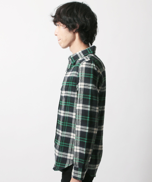 SHISKY（シスキー）の「チェック柄ネルシャツ（シャツ/ブラウス・メンズ・G/H/E/F/C/D/A/B・LL/M/L）」の11枚目の写真
