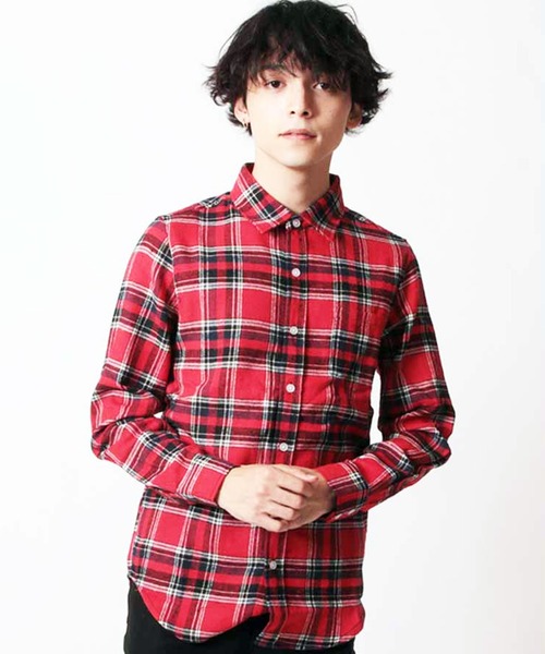 SHISKY（シスキー）の「チェック柄ネルシャツ（シャツ/ブラウス・メンズ・G/H/E/F/C/D/A/B・LL/M/L）」の18枚目の写真