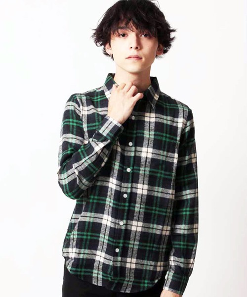 SHISKY（シスキー）の「チェック柄ネルシャツ（シャツ/ブラウス・メンズ・G/H/E/F/C/D/A/B・LL/M/L）」の16枚目の写真