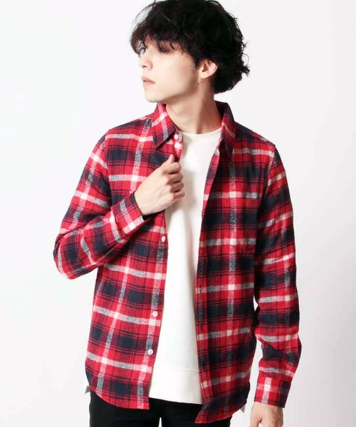 SHISKY（シスキー）の「チェック柄ネルシャツ（シャツ/ブラウス・メンズ・G/H/E/F/C/D/A/B・LL/M/L）」の21枚目の写真