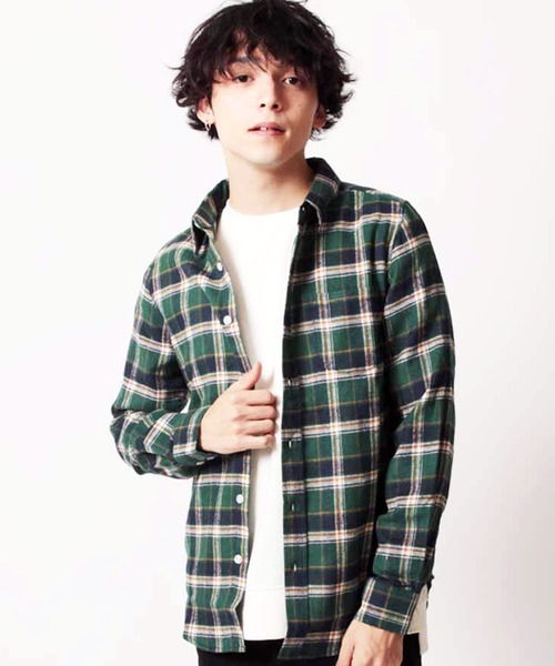 SHISKY（シスキー）の「チェック柄ネルシャツ（シャツ/ブラウス・メンズ・G/H/E/F/C/D/A/B・LL/M/L）」の22枚目の写真