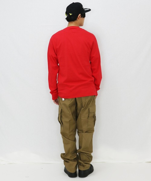 Champion（チャンピオン）の「Champion Eco／ 5.2oz L/SLEEVE T-SHIRT（Tシャツ/カットソー・メンズ・ブラック/グレー/ネイビー/ホワイト/レッド/ブルー・S/M/L/XL/MEDIUM/LARGE/X-LARGE）」の16枚目の写真