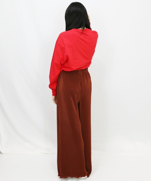 Champion（チャンピオン）の「Champion Eco／ 5.2oz L/SLEEVE T-SHIRT（Tシャツ/カットソー・メンズ・ブラック/グレー/ネイビー/ホワイト/レッド/ブルー・S/M/L/XL/MEDIUM/LARGE/X-LARGE）」の12枚目の写真