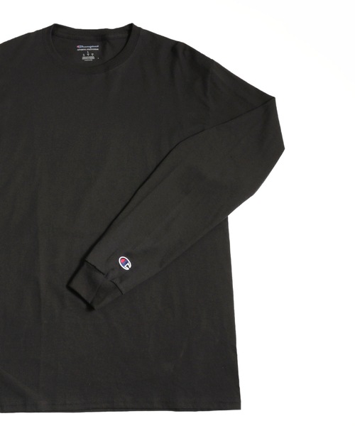 Champion（チャンピオン）の「Champion Eco／ 5.2oz L/SLEEVE T-SHIRT（Tシャツ/カットソー・メンズ・ブラック/グレー/ネイビー/ホワイト/レッド/ブルー・S/M/L/XL/MEDIUM/LARGE/X-LARGE）」の9枚目の写真