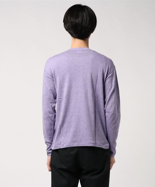 Healthknit(ヘルスニット)の「【 Healthknit / ヘルスニット 】TCRヘンリーネック長袖Tシャツ 986L SIP(Tシャツ/カットソー・メンズ・グリーン/オレンジ/ブルー/レッド/ピンク/パープル/ブラウン/グレー/ブラック・LARGE/X-LARGE/MEDIUM)」の10枚目の写真