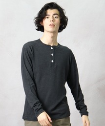 【 Healthknit / ヘルスニット 】TCRヘンリーネック長袖Tシャツ 986L SIP