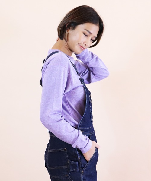 Healthknit(ヘルスニット)の「【 Healthknit / ヘルスニット 】TCRヘンリーネック長袖Tシャツ 986L SIP(Tシャツ/カットソー・メンズ・グリーン/オレンジ/ブルー/レッド/ピンク/パープル/ブラウン/グレー/ブラック・LARGE/X-LARGE/MEDIUM)」の13枚目の写真