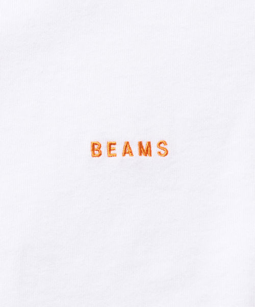 BEAMS(ビームス)の「BEAMS / ミニロゴ ロングスリーブ Tシャツ(Tシャツ/カットソー・メンズ・ホワイト/ブラック/グレー・SMALL/MEDIUM/LARGE/X-LARGE)」の19枚目の写真