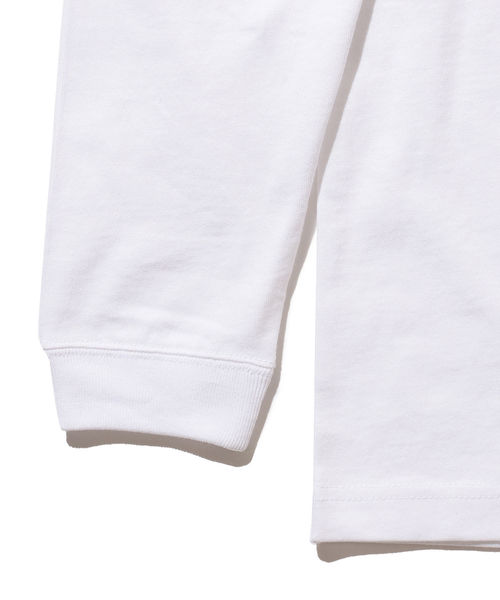 BEAMS(ビームス)の「BEAMS / ミニロゴ ロングスリーブ Tシャツ(Tシャツ/カットソー・メンズ・ホワイト/ブラック/グレー・SMALL/MEDIUM/LARGE/X-LARGE)」の18枚目の写真
