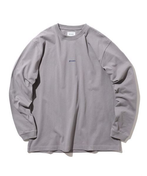 BEAMS(ビームス)の「BEAMS / ミニロゴ ロングスリーブ Tシャツ(Tシャツ/カットソー・メンズ・ホワイト/ブラック/グレー・SMALL/MEDIUM/LARGE/X-LARGE)」の16枚目の写真