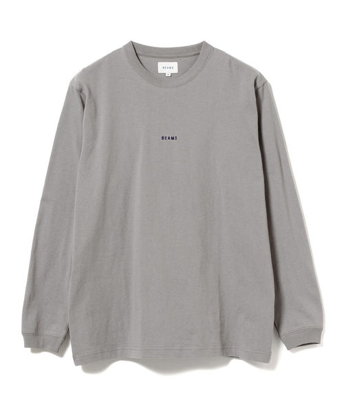 BEAMS(ビームス)の「BEAMS / ミニロゴ ロングスリーブ Tシャツ(Tシャツ/カットソー・メンズ・ホワイト/ブラック/グレー・SMALL/MEDIUM/LARGE/X-LARGE)」の10枚目の写真