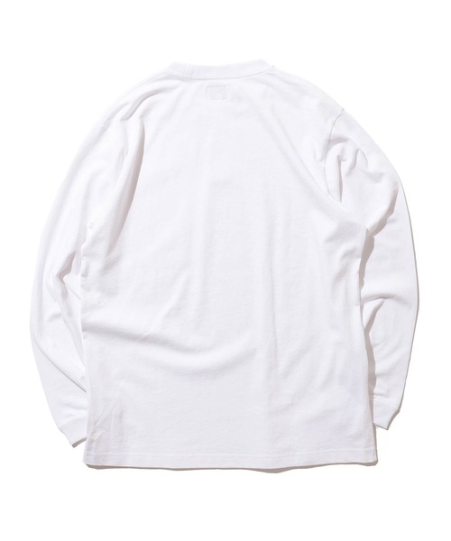 BEAMS(ビームス)の「BEAMS / ミニロゴ ロングスリーブ Tシャツ(Tシャツ/カットソー・メンズ・ホワイト/ブラック/グレー・SMALL/MEDIUM/LARGE/X-LARGE)」の6枚目の写真