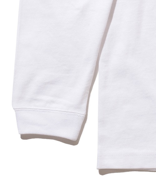 BEAMS(ビームス)の「BEAMS / ミニロゴ ロングスリーブ Tシャツ(Tシャツ/カットソー・メンズ・ホワイト/ブラック/グレー・SMALL/MEDIUM/LARGE/X-LARGE)」の7枚目の写真
