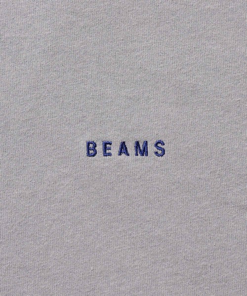 BEAMS(ビームス)の「BEAMS / ミニロゴ ロングスリーブ Tシャツ(Tシャツ/カットソー・メンズ・ホワイト/ブラック/グレー・SMALL/MEDIUM/LARGE/X-LARGE)」の8枚目の写真