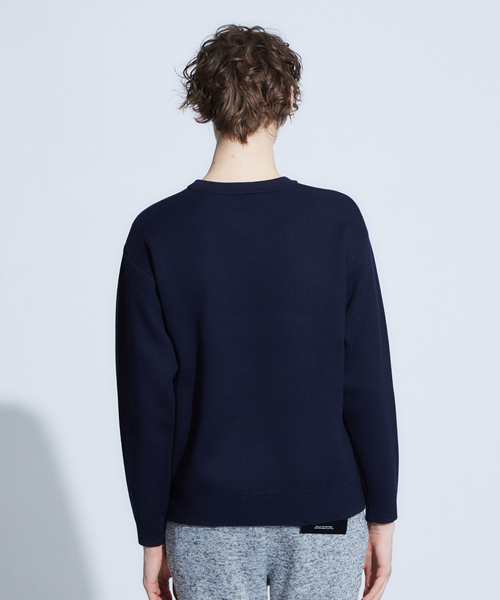 ABAHOUSE(アバハウス)の「【CEIZER×ABAHOUSE/別注】ロゴ刺繍ニット(ニット/セーター・メンズ・ネイビー/グレー/ダークオレンジ・44/46/48)」の22枚目の写真