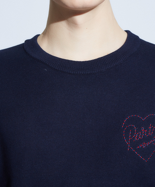 ABAHOUSE(アバハウス)の「【CEIZER×ABAHOUSE/別注】ロゴ刺繍ニット(ニット/セーター・メンズ・ネイビー/グレー/ダークオレンジ・44/46/48)」の21枚目の写真