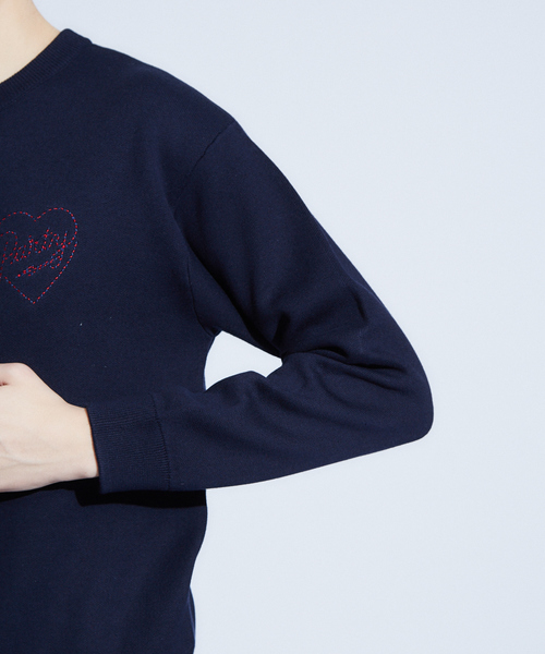 ABAHOUSE(アバハウス)の「【CEIZER×ABAHOUSE/別注】ロゴ刺繍ニット(ニット/セーター・メンズ・ネイビー/グレー/ダークオレンジ・44/46/48)」の19枚目の写真