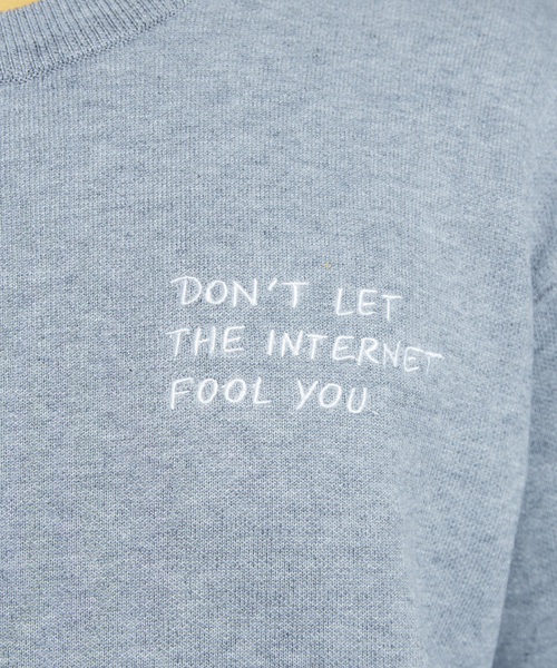 ABAHOUSE(アバハウス)の「【CEIZER×ABAHOUSE/別注】ロゴ刺繍ニット(ニット/セーター・メンズ・ネイビー/グレー/ダークオレンジ・44/46/48)」の9枚目の写真