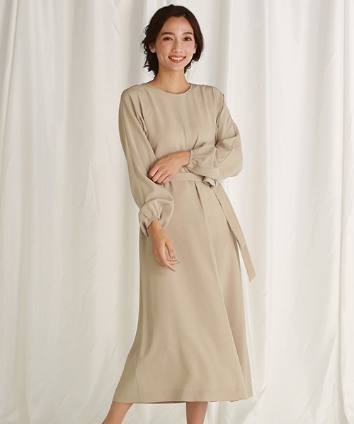 ワンピース ワンピースシワになりくいフレアワンピース ワンピース Lautreamont ロートレアモン のファッション