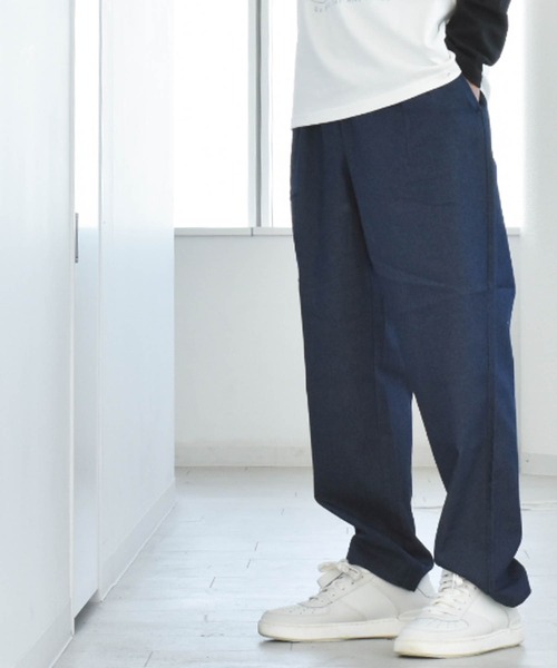 Anytime Songs（エニータイムソングス）の「シェフデニムパンツ（デニムパンツ・メンズ・ライトインディゴブルー/ワンウォッシュ・X-LARGE/MEDIUM/LARGE/SMALL）」の2枚目の写真