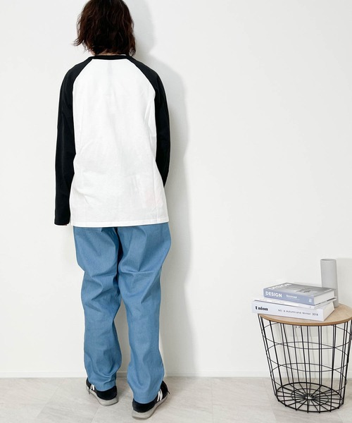 Anytime Songs（エニータイムソングス）の「シェフデニムパンツ（デニムパンツ・メンズ・ライトインディゴブルー/ワンウォッシュ・X-LARGE/MEDIUM/LARGE/SMALL）」の8枚目の写真