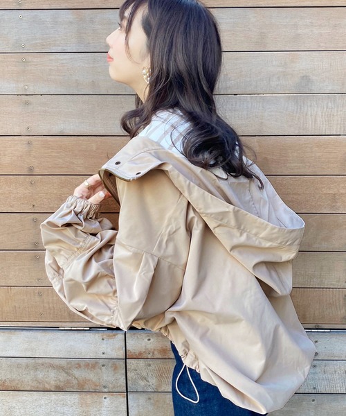 apres jour（アプレジュール）の「袖デザインマウンパ【ZOZOTOWN限定アイテム】（ブルゾン・レディース・ブラック/サックスブルー/ピンクベージュ/ライトベージュ・フリー）」の13枚目の写真