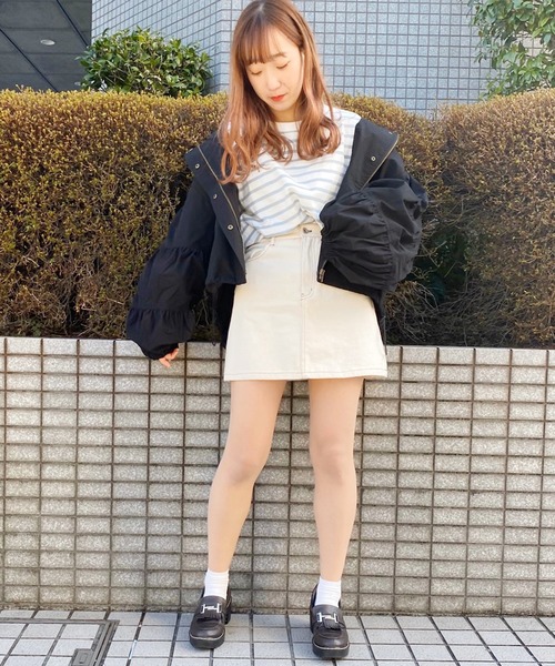 apres jour（アプレジュール）の「袖デザインマウンパ【ZOZOTOWN限定アイテム】（ブルゾン・レディース・ブラック/サックスブルー/ピンクベージュ/ライトベージュ・フリー）」の20枚目の写真