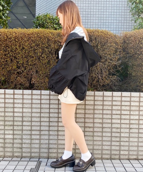 apres jour（アプレジュール）の「袖デザインマウンパ【ZOZOTOWN限定アイテム】（ブルゾン・レディース・ブラック/サックスブルー/ピンクベージュ/ライトベージュ・フリー）」の21枚目の写真