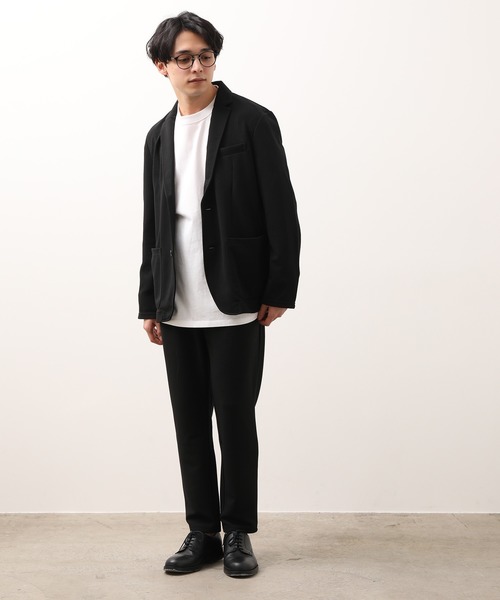 JUNRED(ジュンレッド)の「ウェーブワッフルカットジャケット(テーラードジャケット・メンズ・ブラック/ネイビー・LL/M/L)」の16枚目の写真